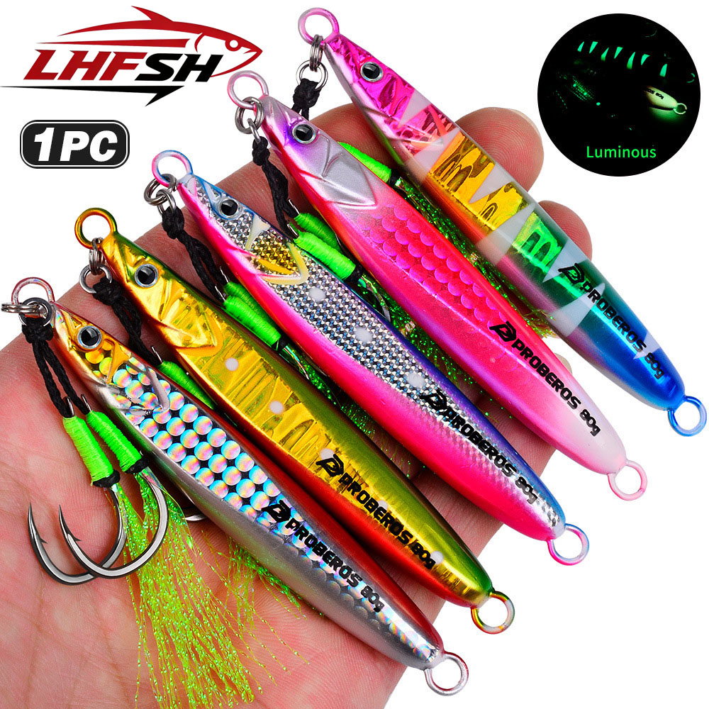 Fishing Lure Buzzbait - LHFSH Lichtgevende Metalen Jig Vislokken Hard