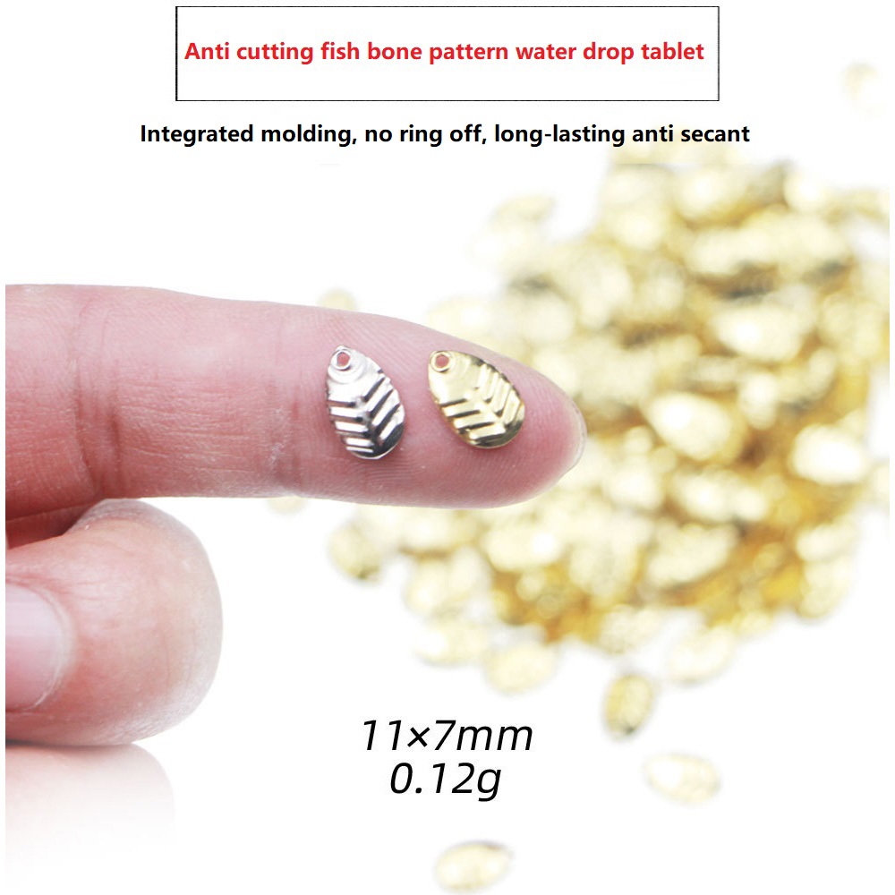 Fishing Lure Accessories - 50 stks/partij DIY Vissen Spinner Pailletten