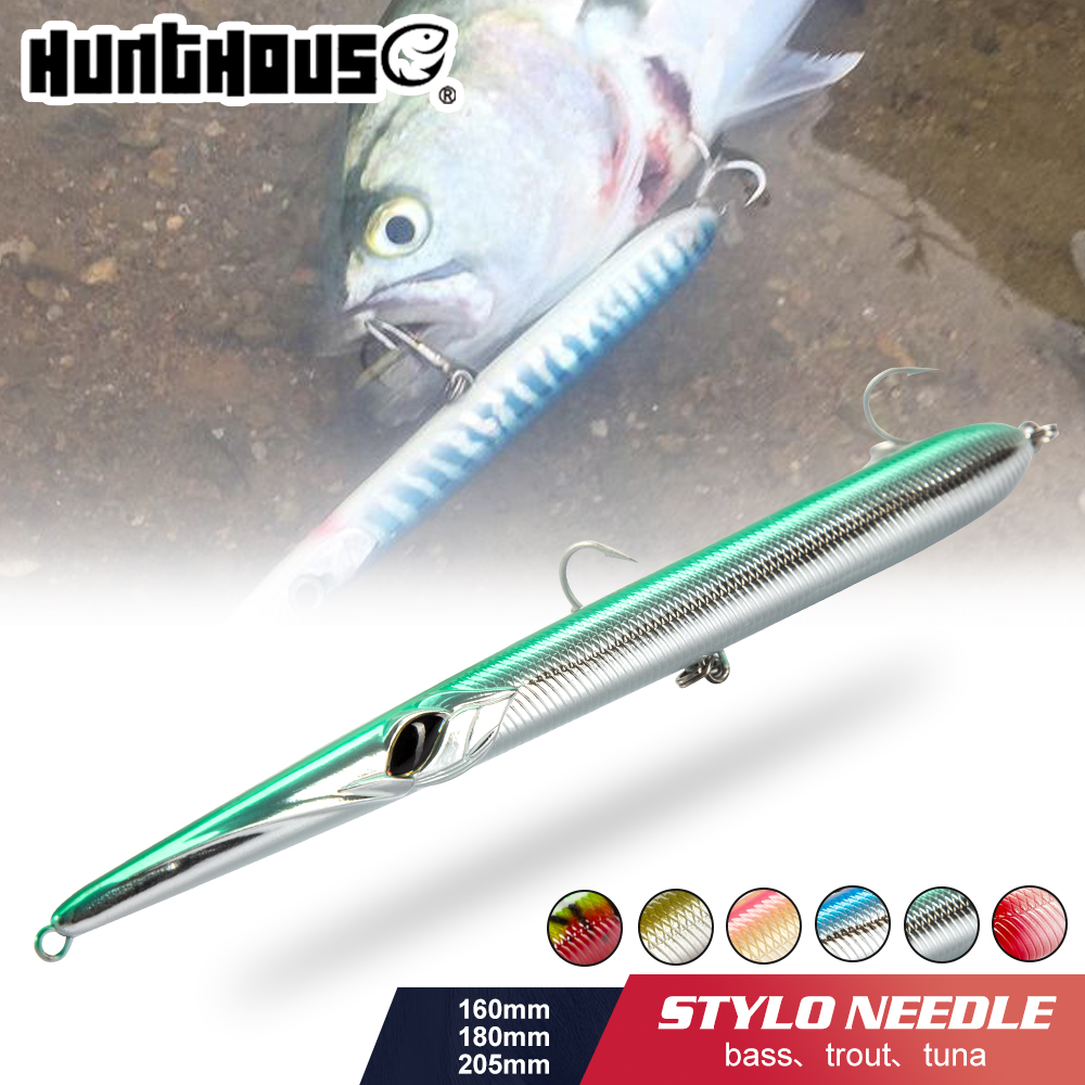 Fishing Lure Swimbait - Hunthouse Naaldvormig Kunstvis Aas Lange Werp