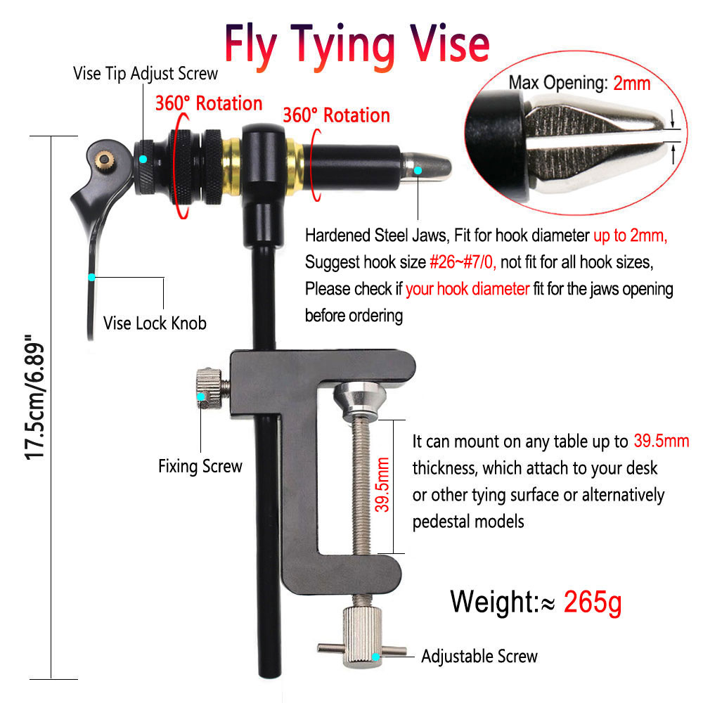 1PC 360 °   Rotatie C-klem Vli - Fishing Lure Making Kit recensie en prijs