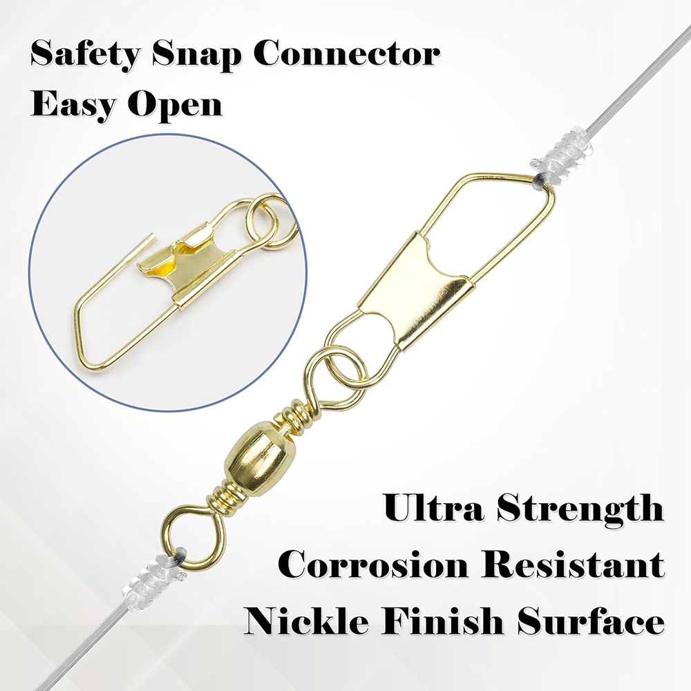 50st Gouden Visserston Draaiba - Fishing Lure Accessories recensie en prijs