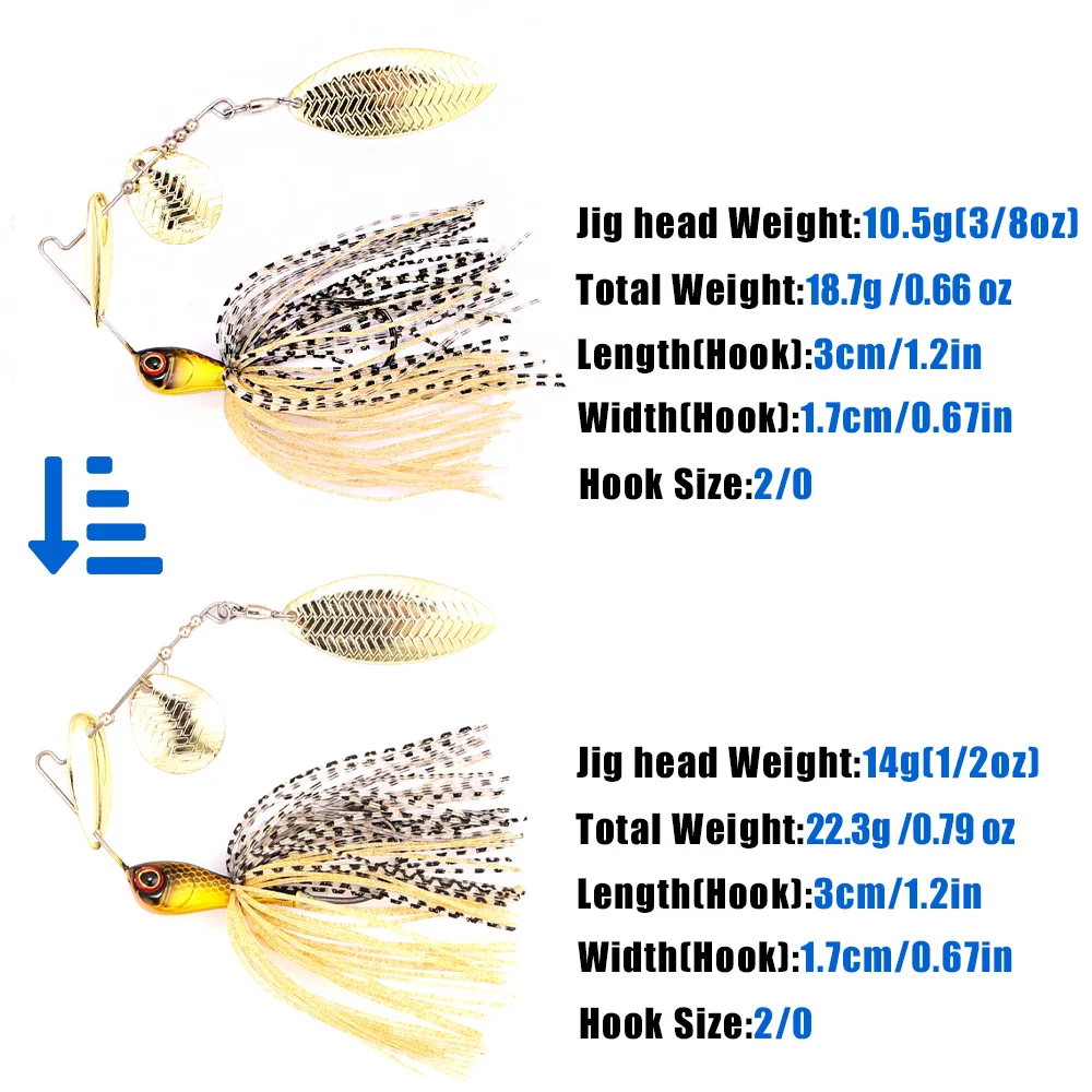 B&U Metal Blade Fishing Lure S - Fishing Lure Blade Bait recensie en prijs
