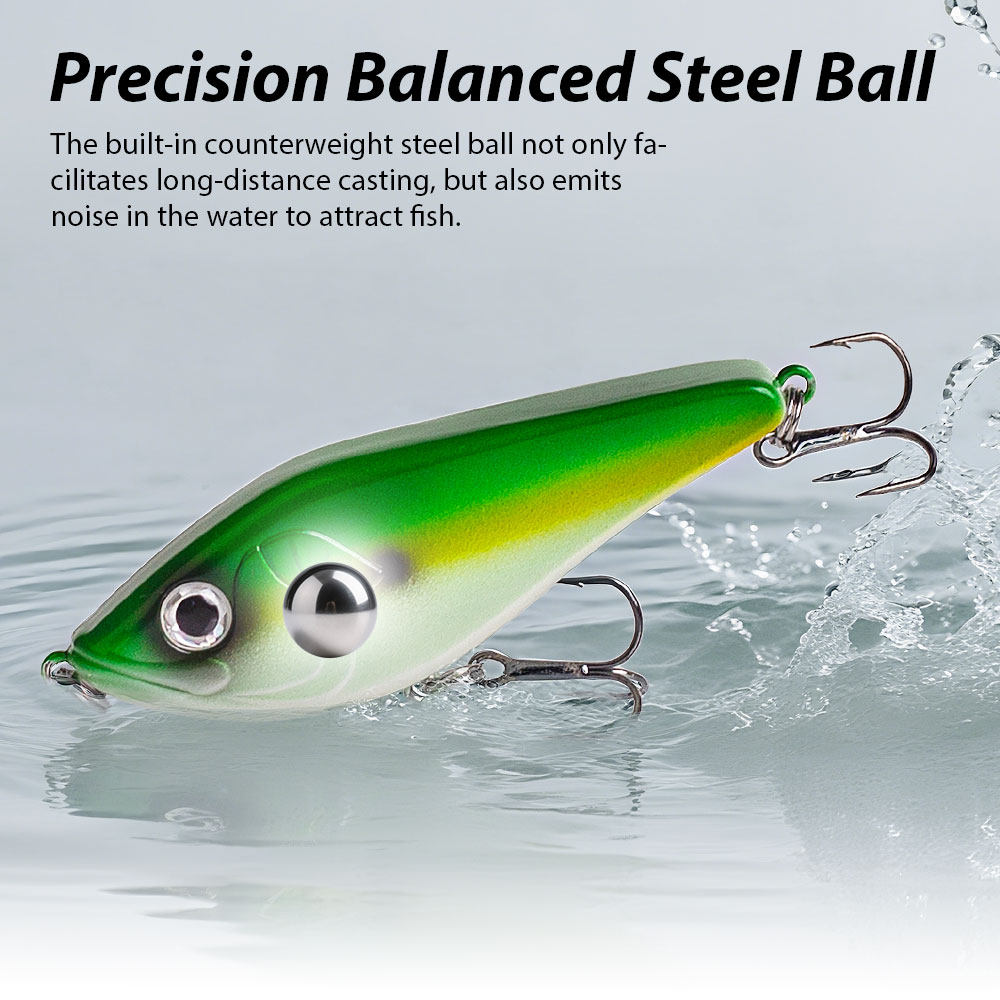 80mm/15.5g Muskies Jerkbait Sn - Fishing Lure Jerkbait recensie en prijs