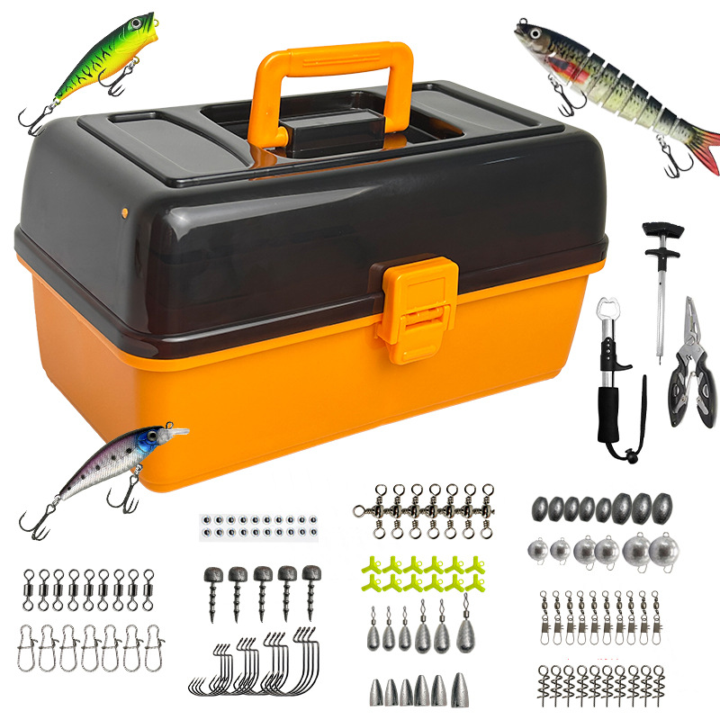 Grote vierlaagse outdoor visse - Fishing Lure Box recensie en prijs