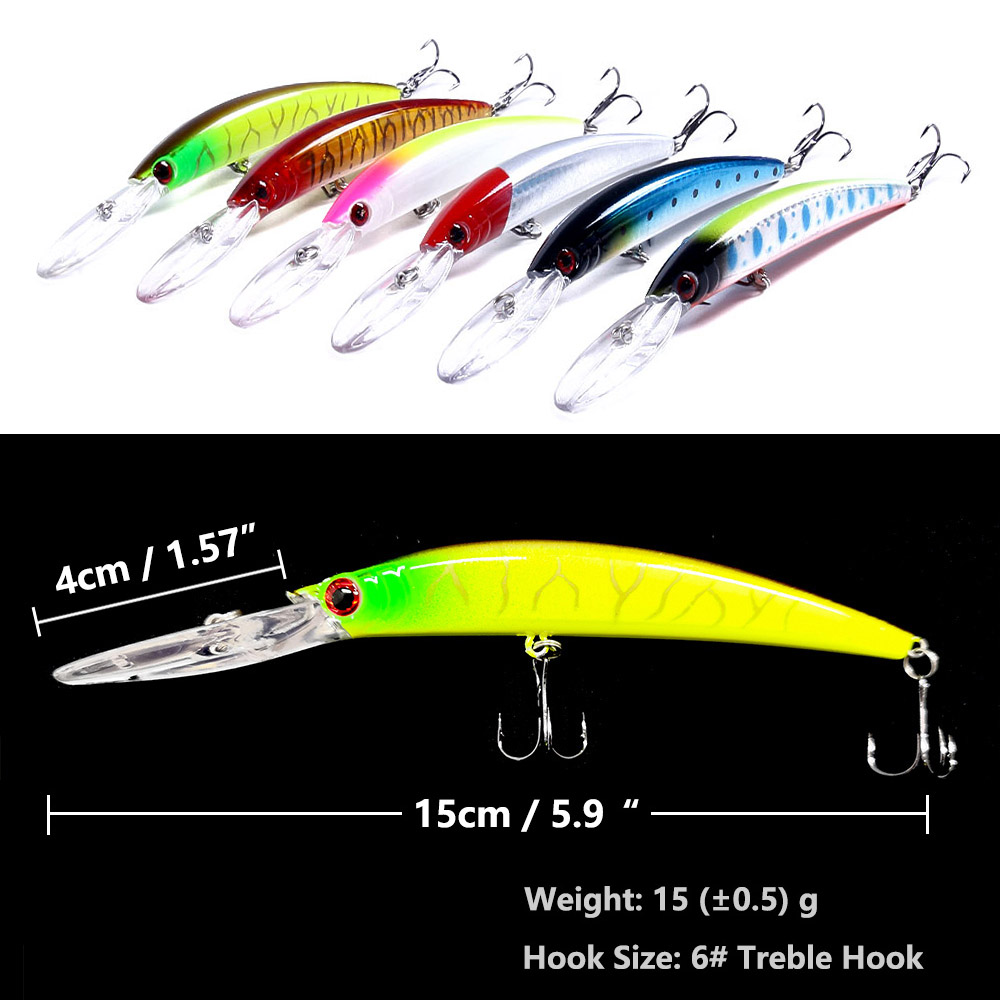 1PCS 15cm 15g Diep Duiken Jerk - Fishing Lure Jerkbait recensie en prijs