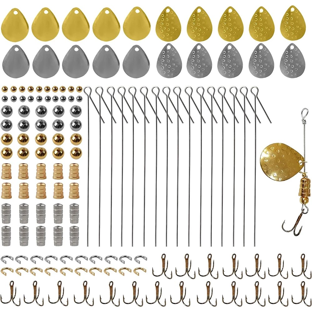 140 Stuks Visaas Maken Kit Vis - Fishing Lure Blade Bait recensie en prijs