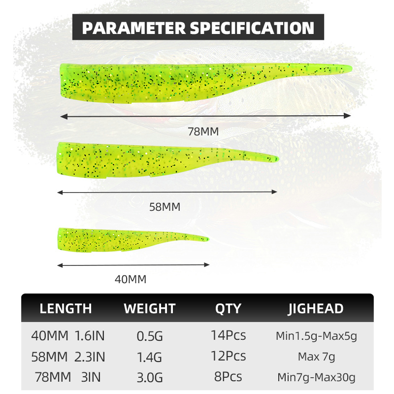 BLUX Nieuwe Dart Worm Zacht Aa - Fishing Lure Buzzbait recensie en prijs
