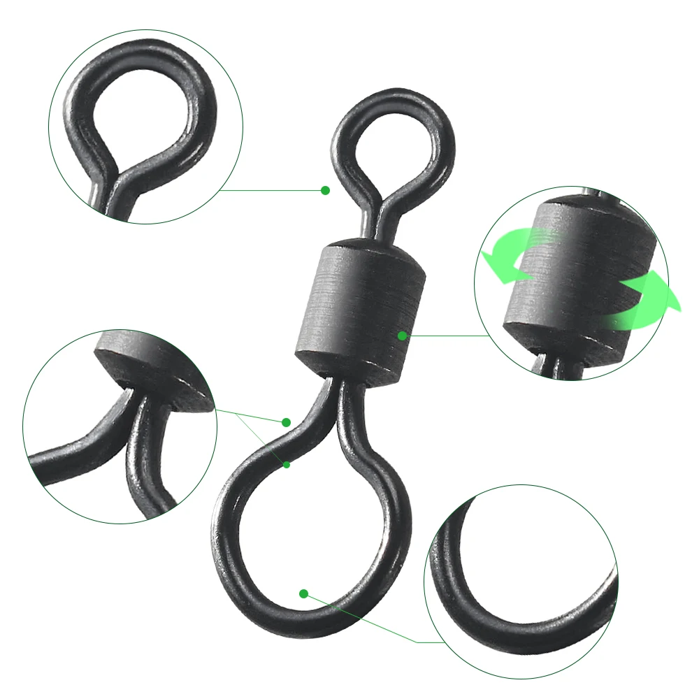 100 Stuks Karpervissen Swivel  - Fishing Lure Accessories recensie en prijs
