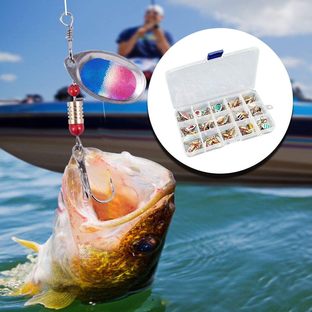 30 Stuks Metalen Lepel Spinner - Fishing Lure Crankbait recensie en prijs