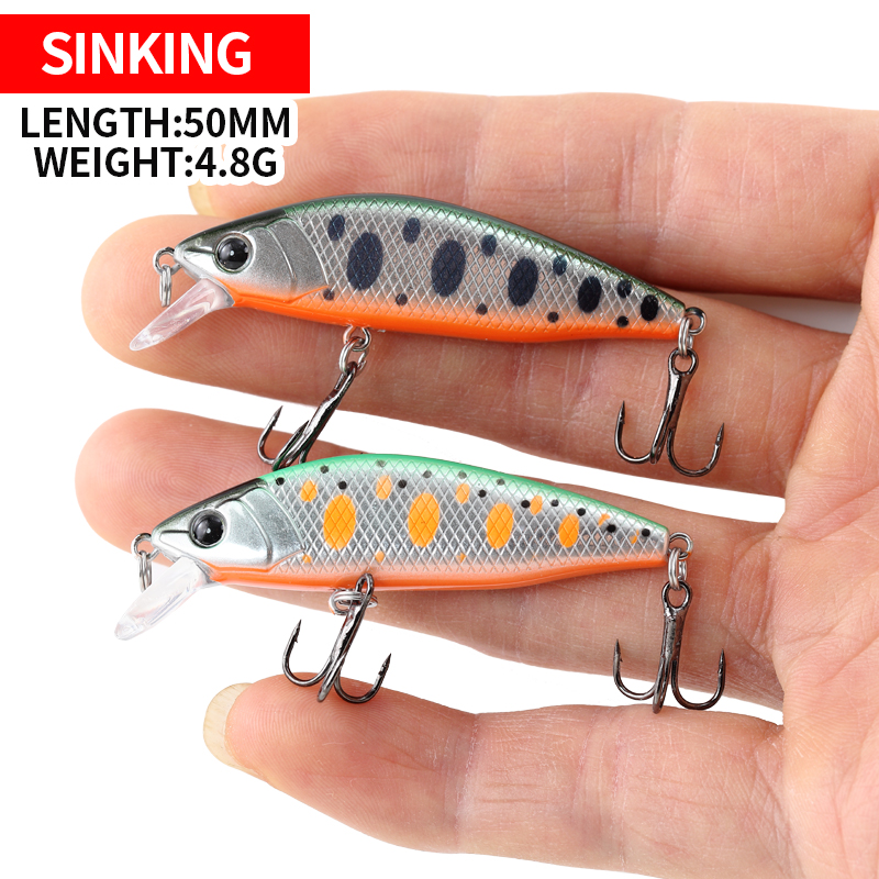5cm4.8g Sinking Minnow Vissen  - Fishing Lure Jerkbait recensie en prijs