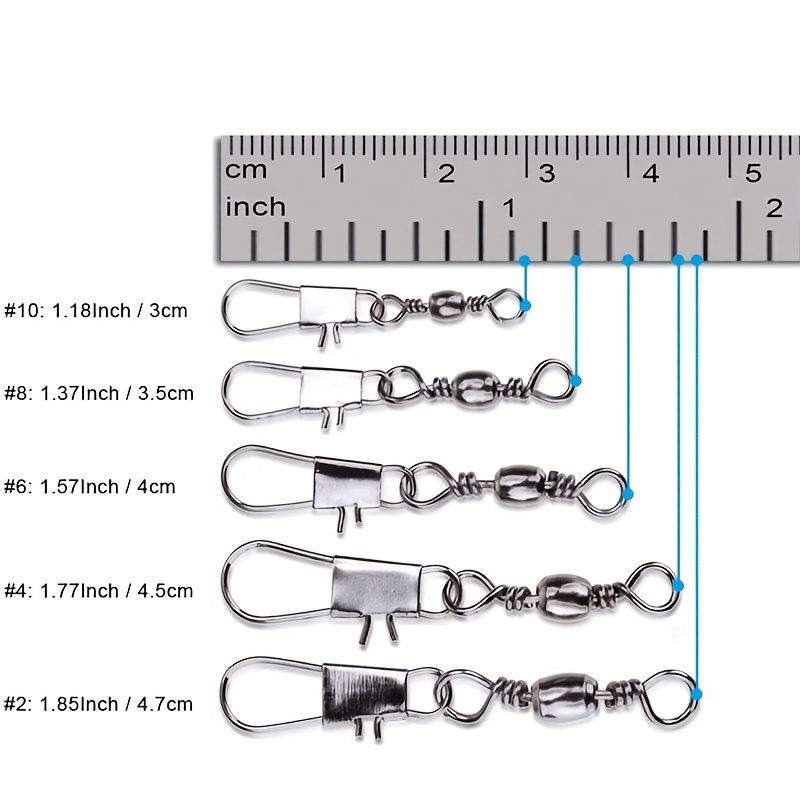 50/200 stuks Barrel Snap Swive - Fishing Lure Making Kit recensie en prijs